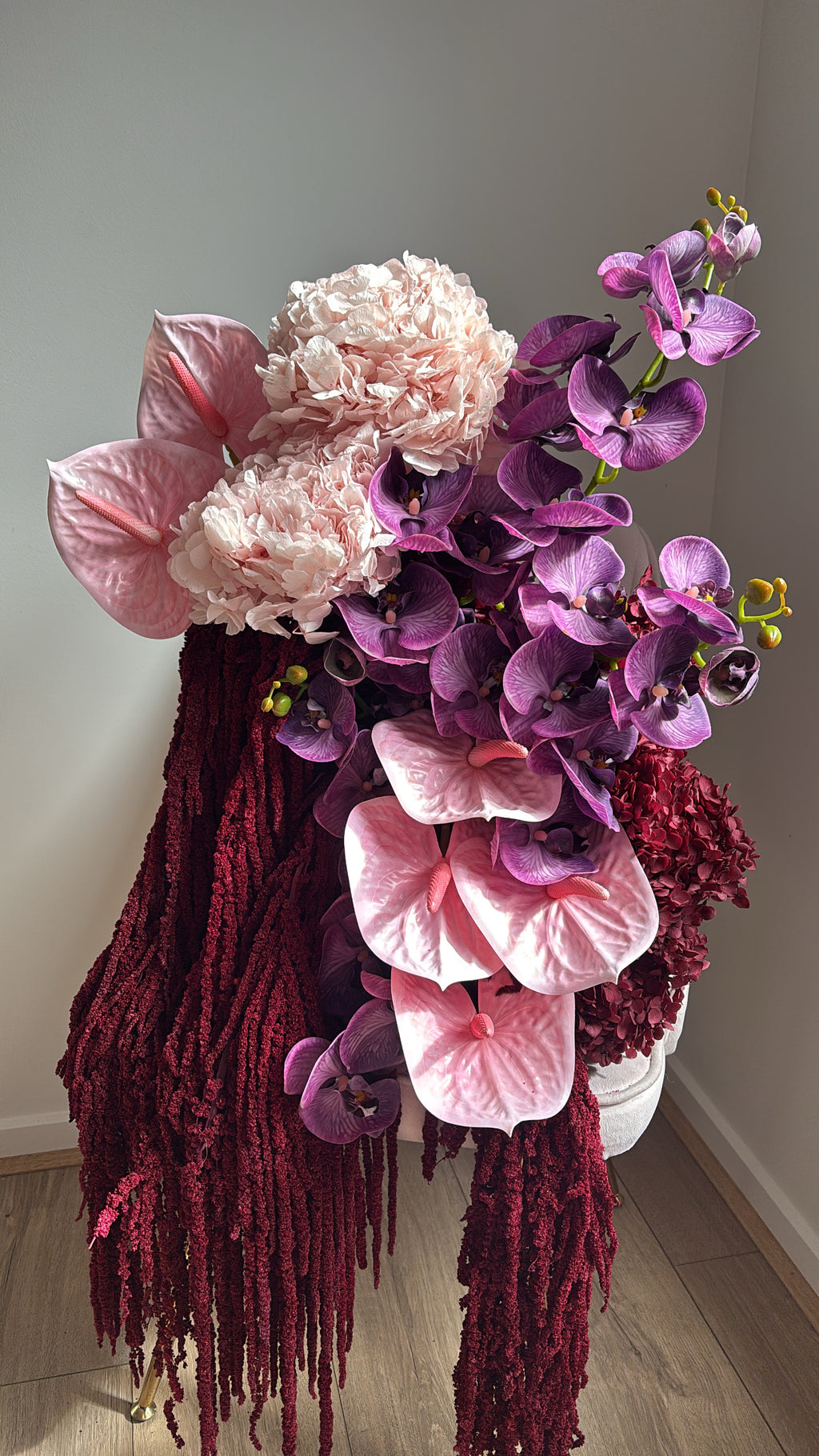 Cascading Anthurium