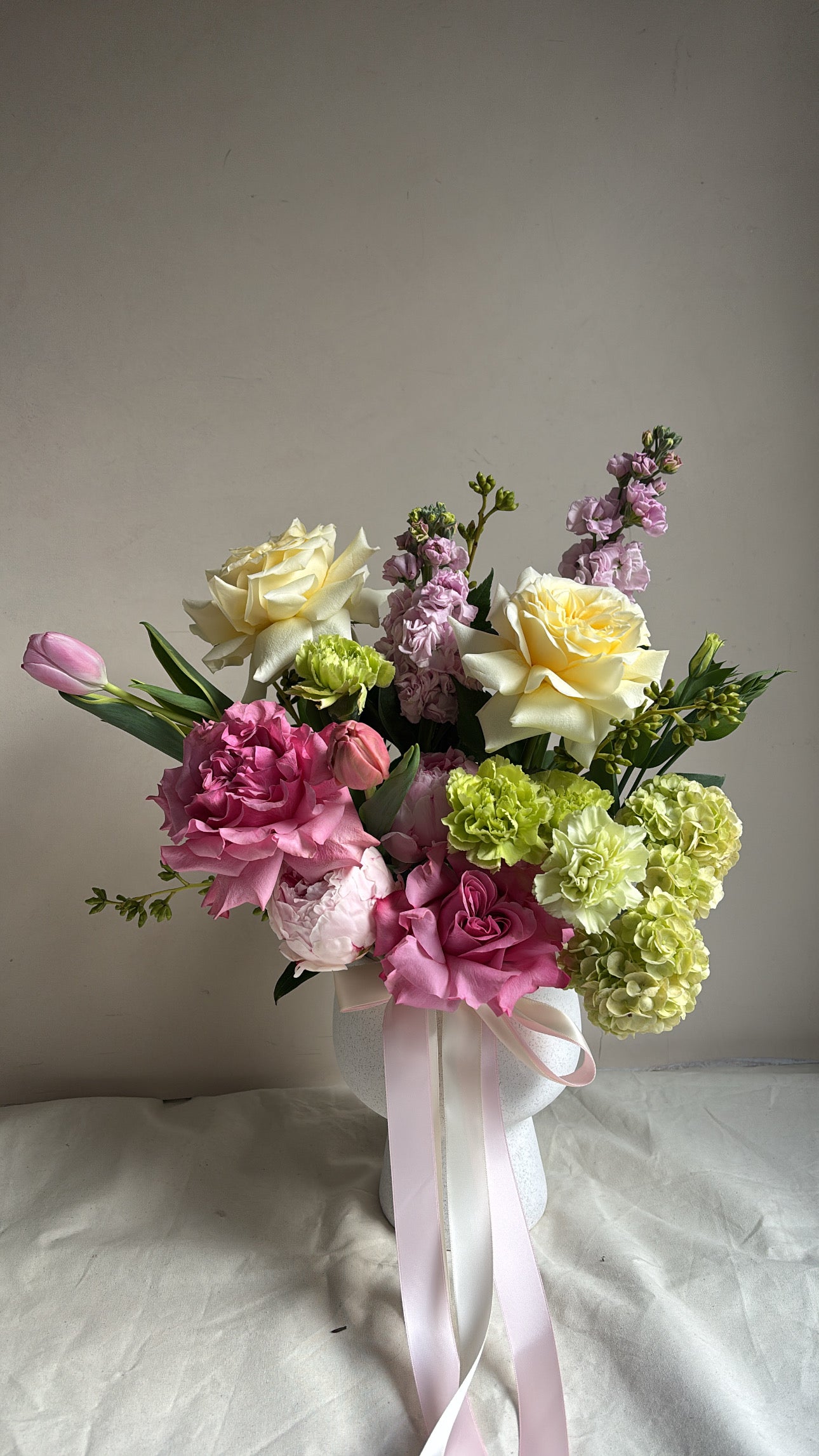 Mother’s Day vase arrangement