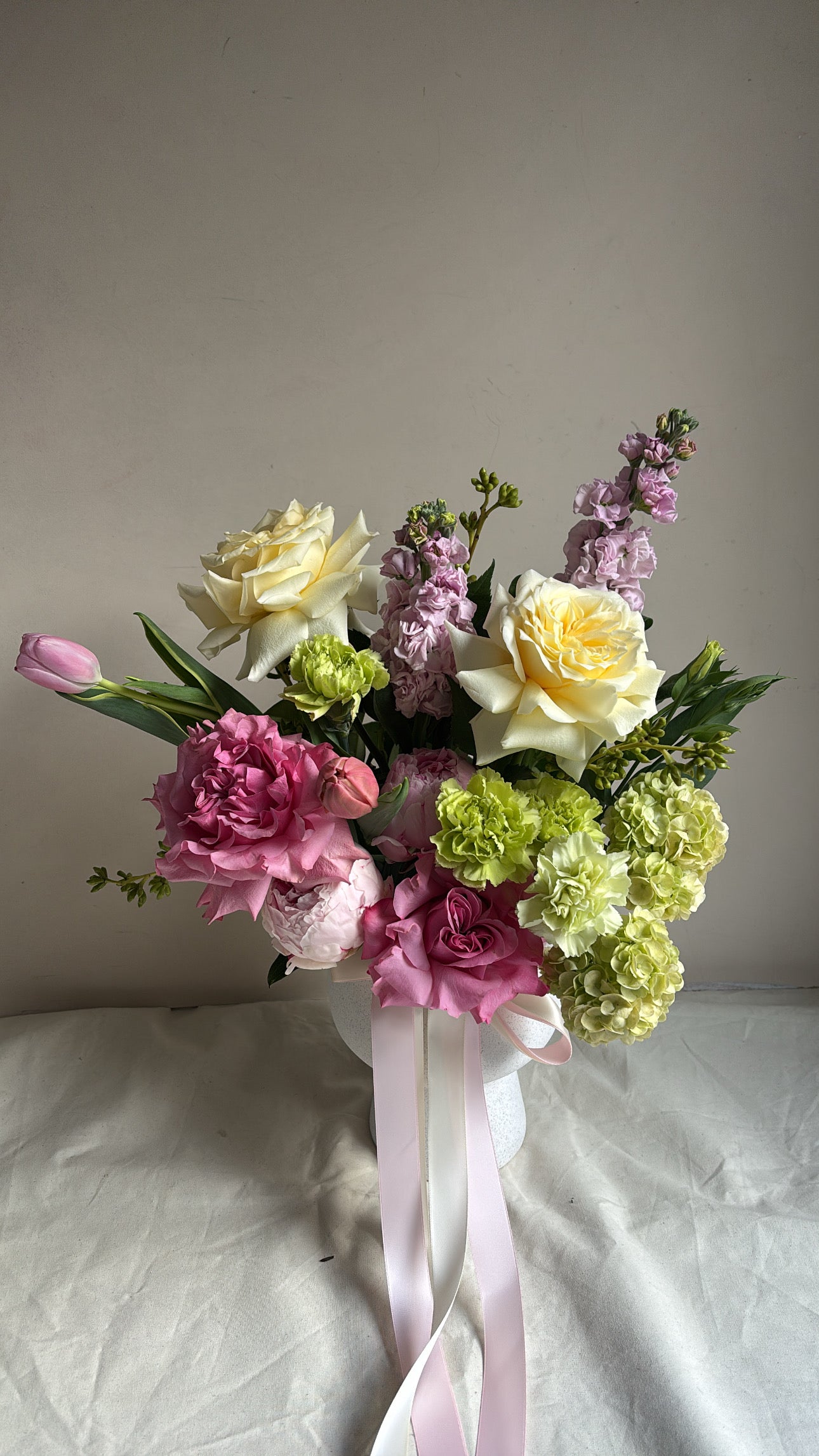 Mother’s Day vase arrangement