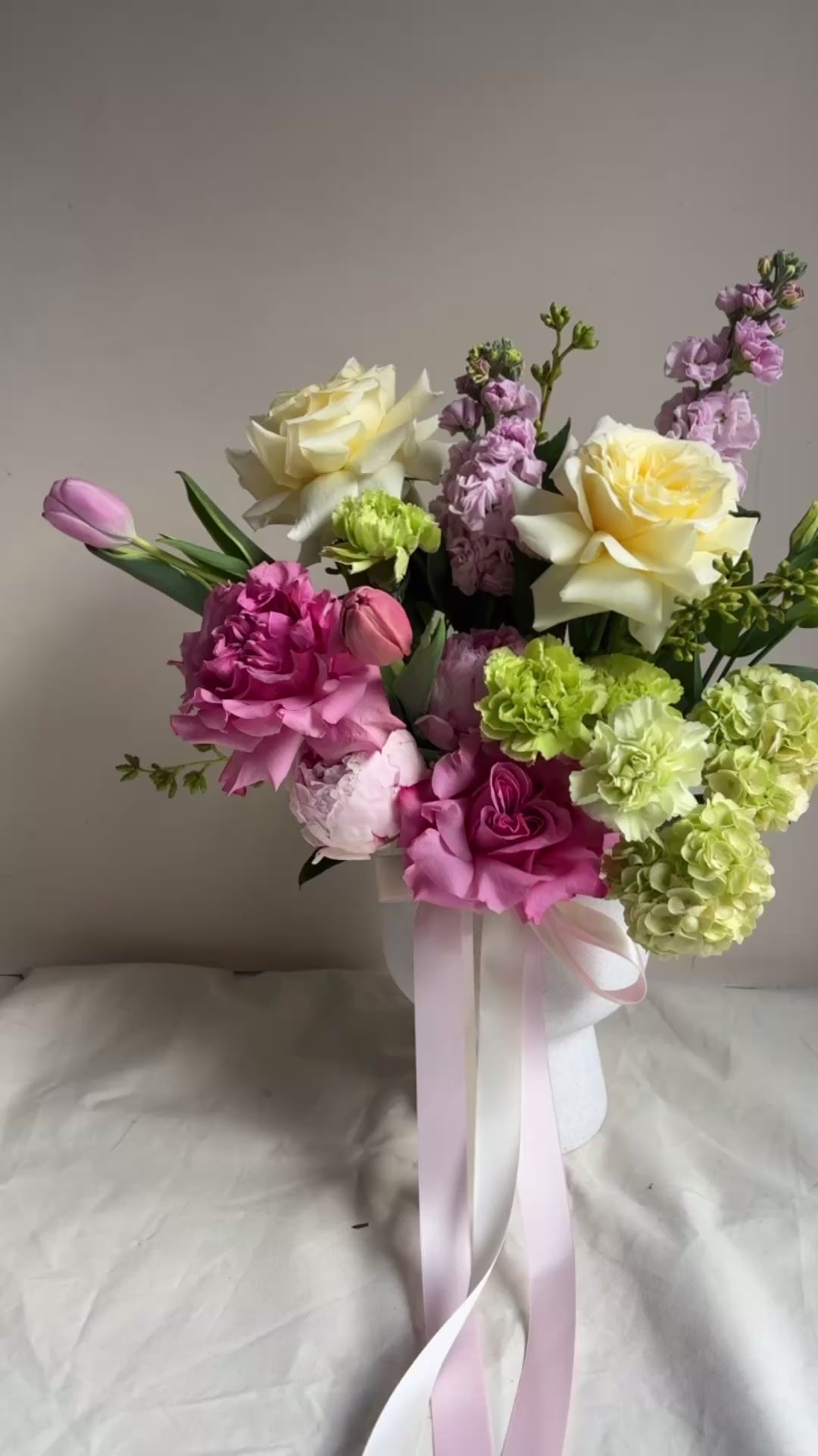 Mother’s Day vase arrangement